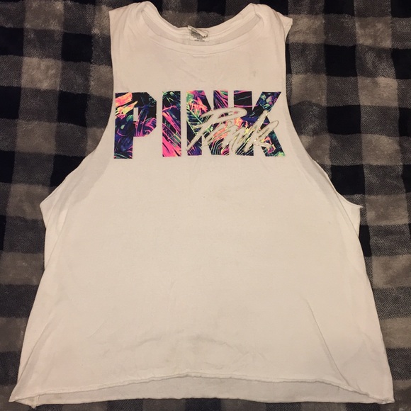 PINK Victoria's Secret Tops - Victoria’s Secret Pink cutoff shirt